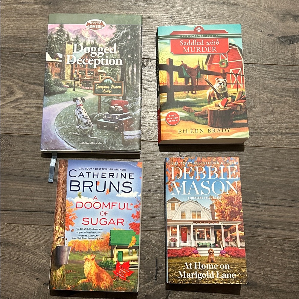 Cozy Mystery + Small Town Romance Fall Winter Book Bundle